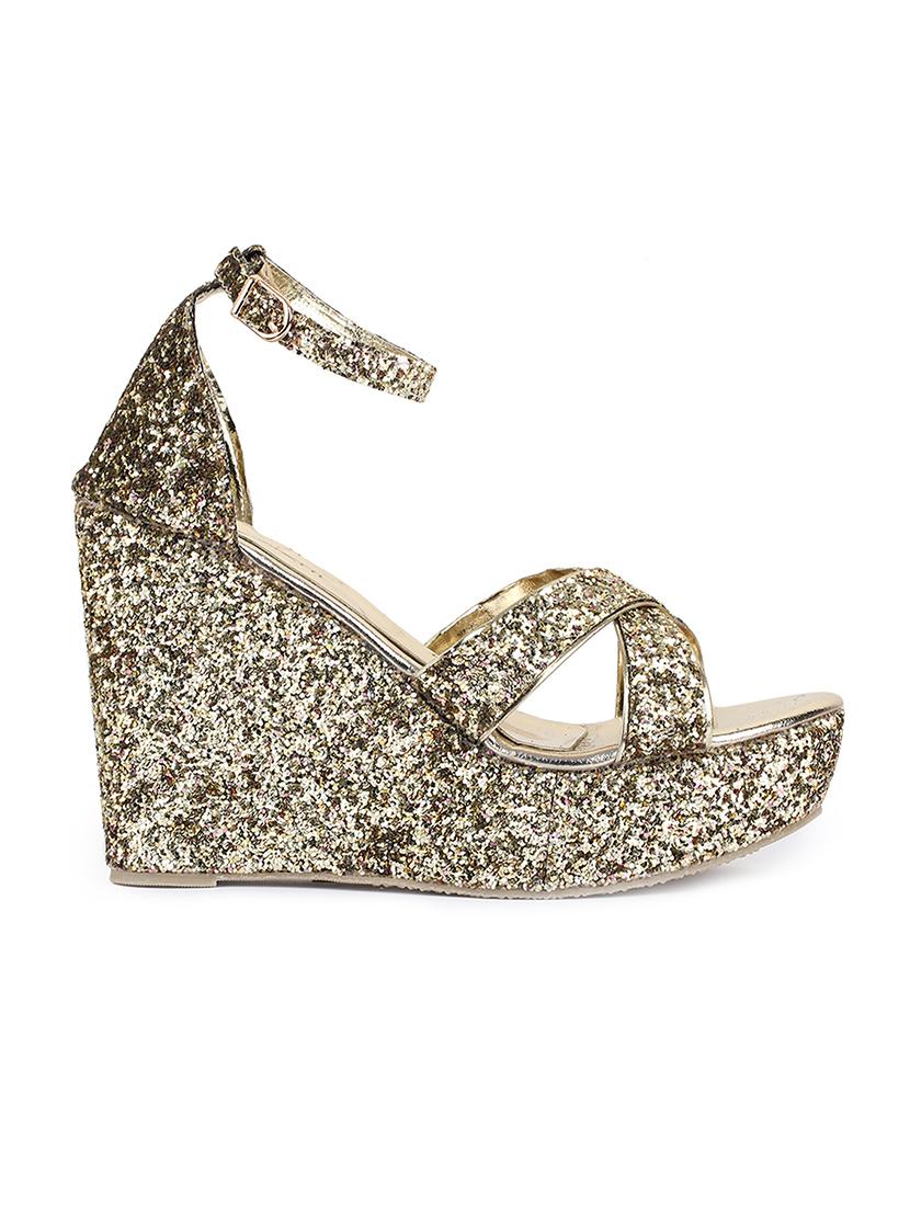 gold platforms wedges - 15932356 - Zoom Image - 2