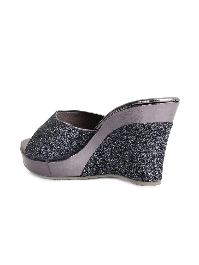 grey slip on wedges - 15932364 - Zoom Image - 3
