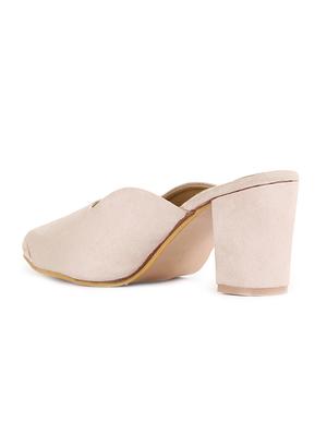 beige slip on mules - 15932374 - Standard Image - 3
