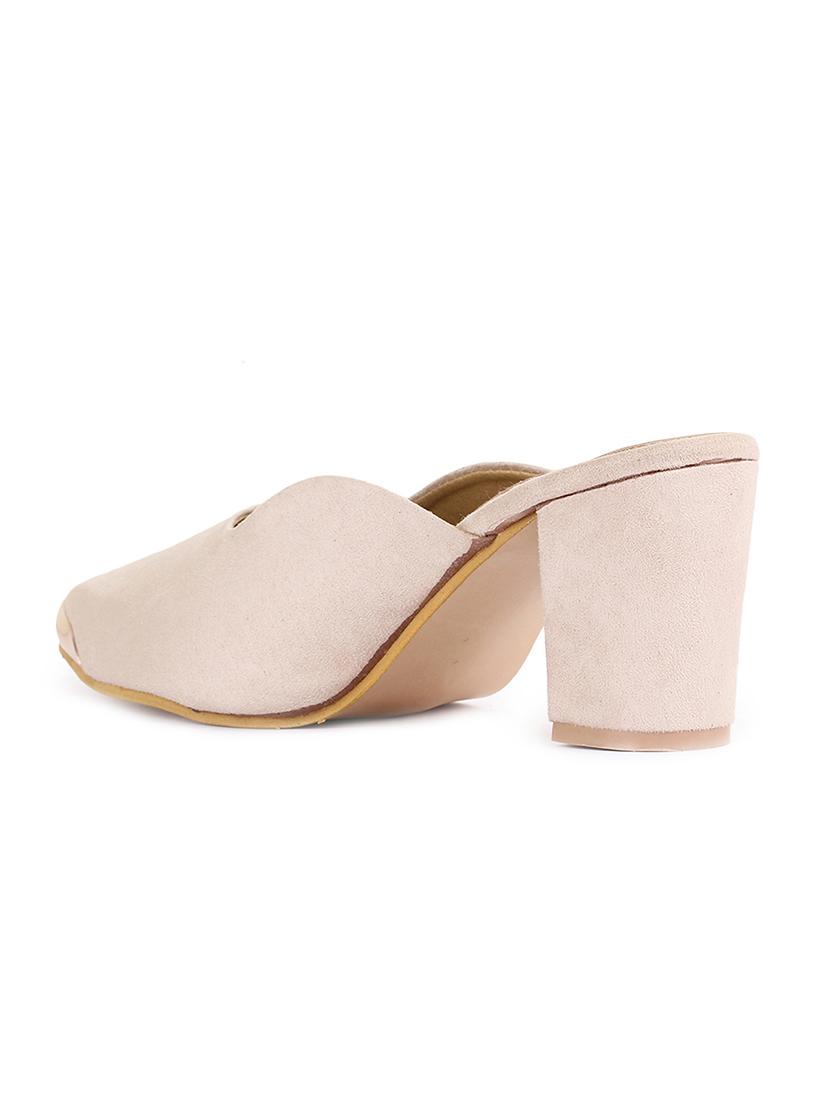 beige slip on mules - 15932374 - Zoom Image - 3