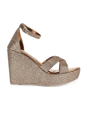 metallic platforms wedges - 15932375 - Standard Image - 2