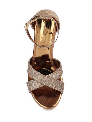 metallic platforms wedges - 15932375 - Standard Image - 4