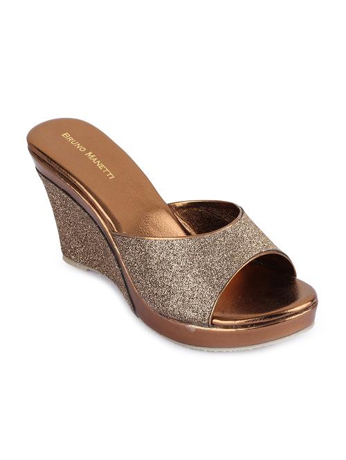 brown slip on wedges - 15932376 - Standard Image - 1