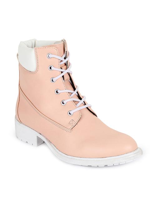 nude faux leather ankle boots - 15932380 - Very Small Image - 1