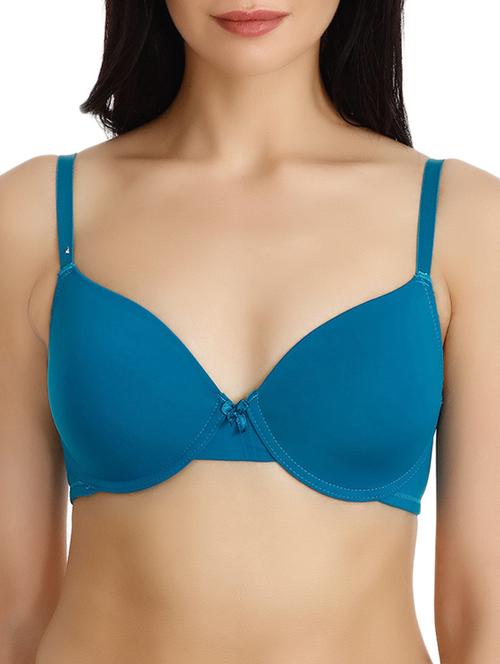 bow patch solid t-shirt bra - 15932410 - Standard Image - 1