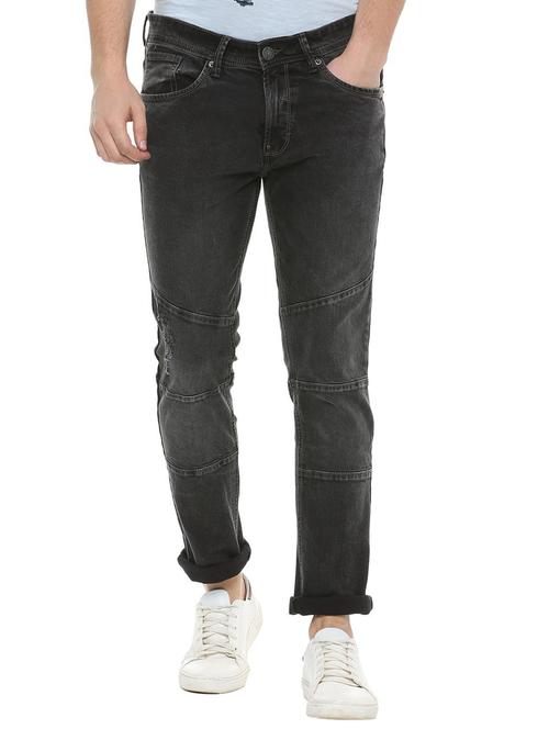 grey cotton washed jeans - 15932673 - Standard Image - 1