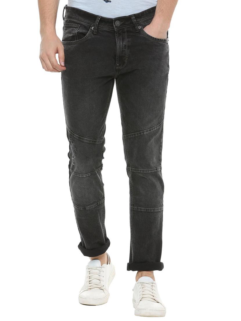 grey cotton washed jeans - 15932673 - Zoom Image - 1