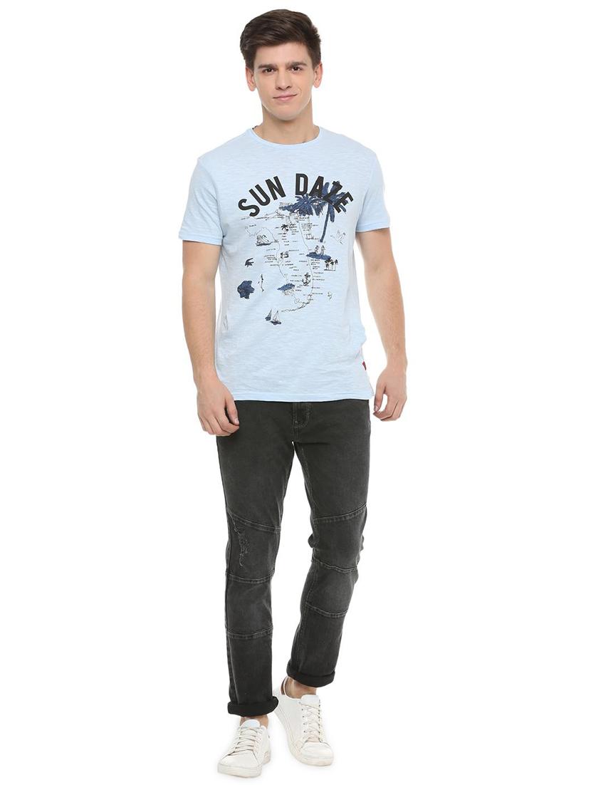 grey cotton washed jeans - 15932673 - Zoom Image - 3