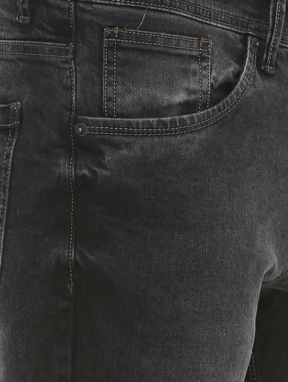 grey cotton washed jeans - 15932673 - Zoom Image - 4