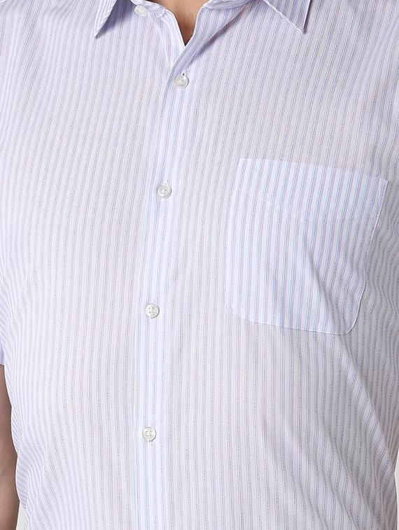 blue cotton formal shirt - 15932695 - Zoom Image - 5