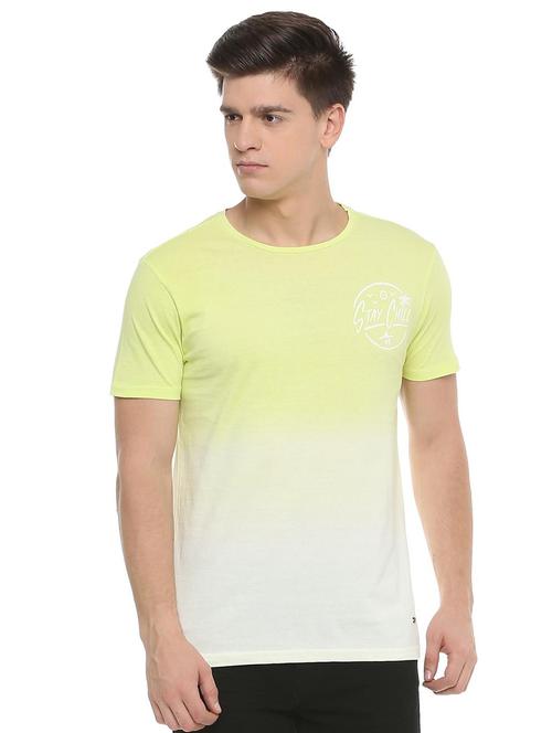yellow ombre t-shirt - 15932721 - Standard Image - 1