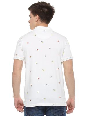 white printed all over print t-shirt - 15932738 - Standard Image - 2