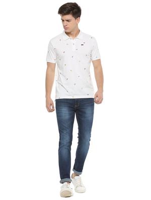 white printed all over print t-shirt - 15932738 - Standard Image - 3