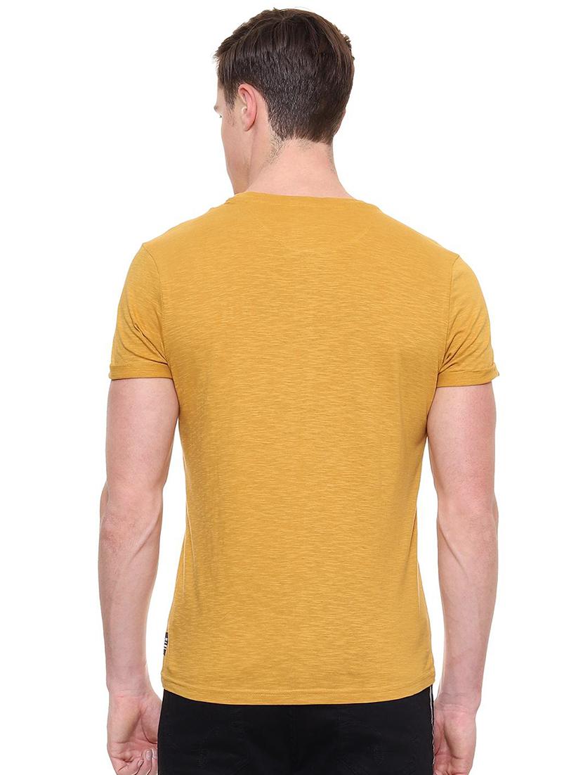 yellow typographic t-shirt - 15932741 - Zoom Image - 2
