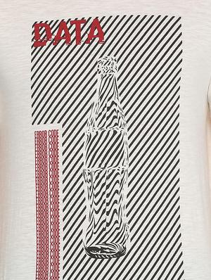 white printed t-shirt - 15932746 - Standard Image - 4