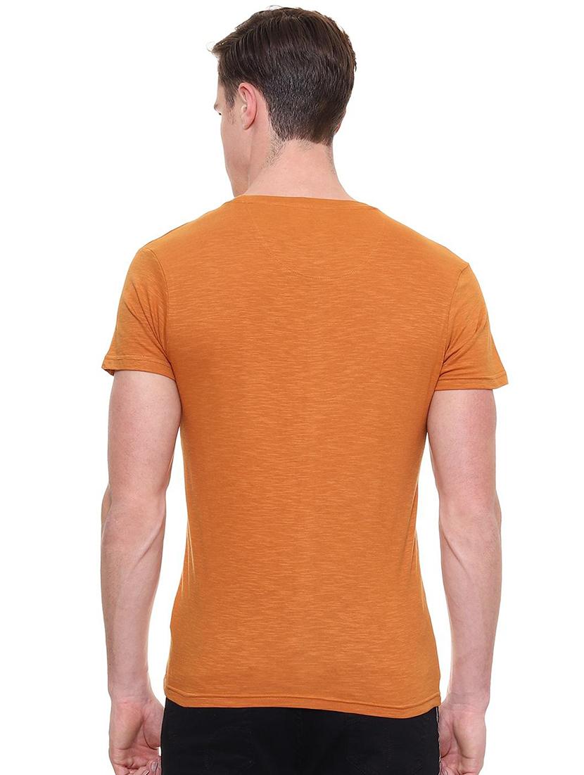 brown front print t-shirt - 15932747 - Zoom Image - 2