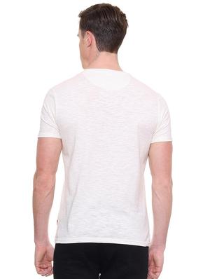 white typographic pocket t-shirt - 15932748 - Standard Image - 2