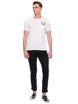 white typographic pocket t-shirt - 15932748 - Standard Image - 3