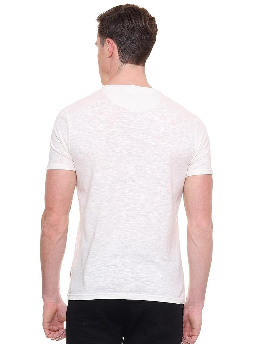 white typographic pocket t-shirt - 15932748 - Zoom Image - 2
