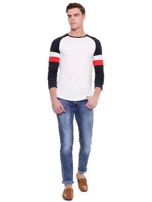 white raglan t-shirt - 15932753 - Standard Image - 3