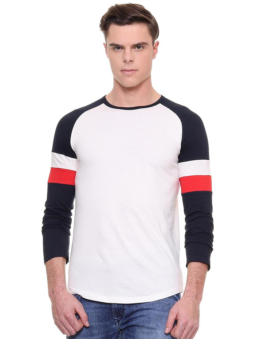 white raglan t-shirt - 15932753 - Zoom Image - 1