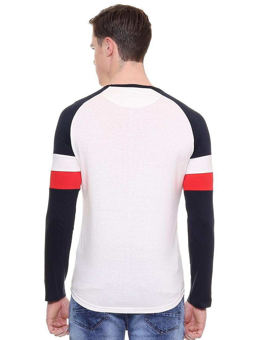 white raglan t-shirt - 15932753 - Zoom Image - 2