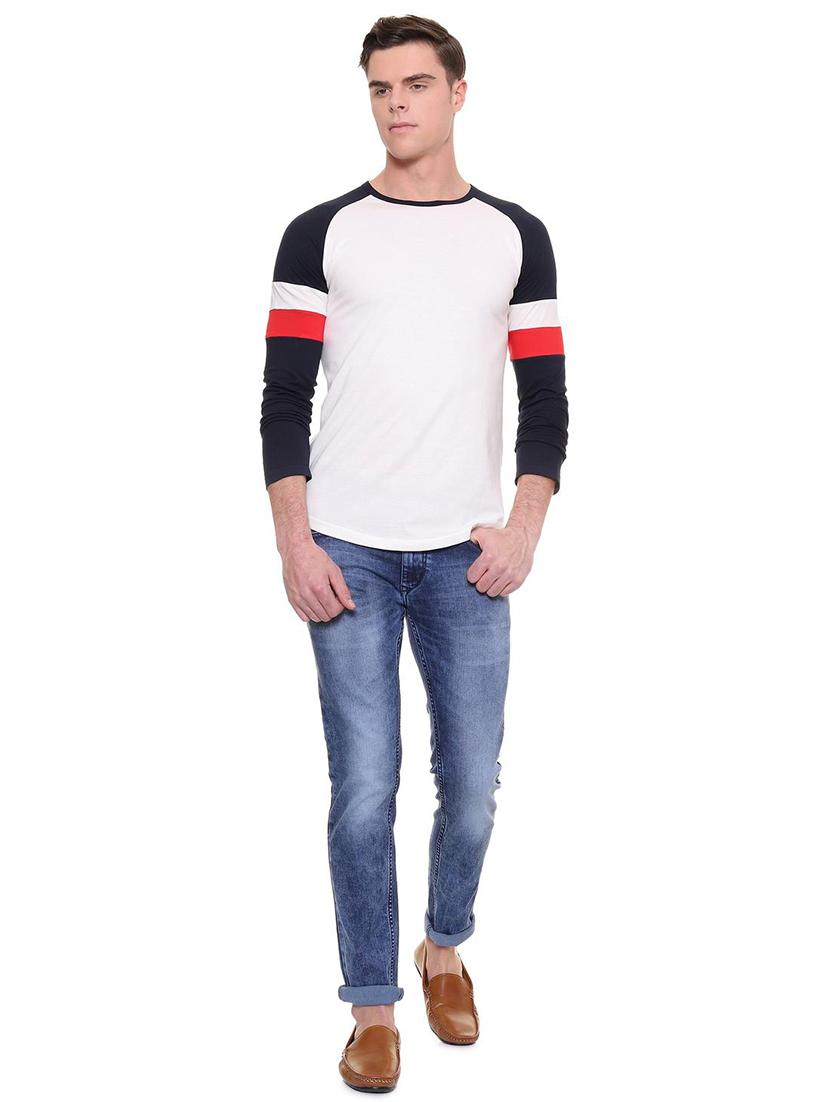 white raglan t-shirt - 15932753 - Zoom Image - 3