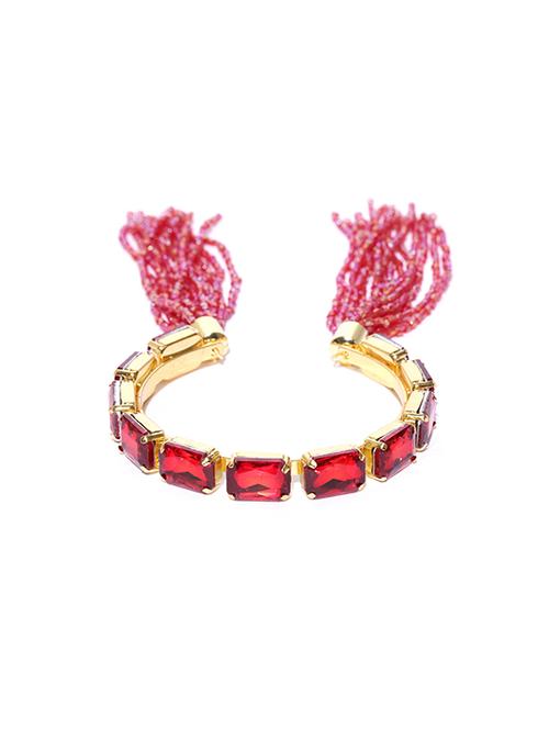 red metal bangle bracelet - 15932831 - Standard Image - 1