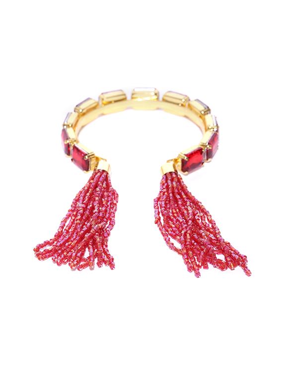 red metal bangle bracelet - 15932831 - Zoom Image - 2