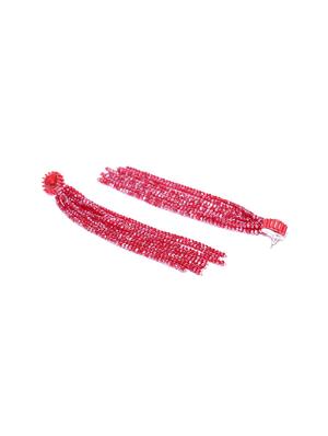 red brass drop earring - 15932856 - Standard Image - 2
