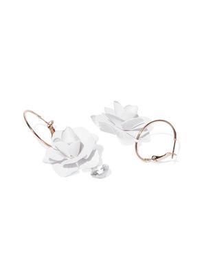 white brass drop earring - 15932895 - Standard Image - 2