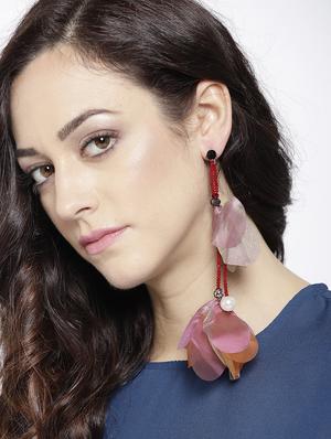 multi colored brass drop earring - 15932978 - Standard Image - 3