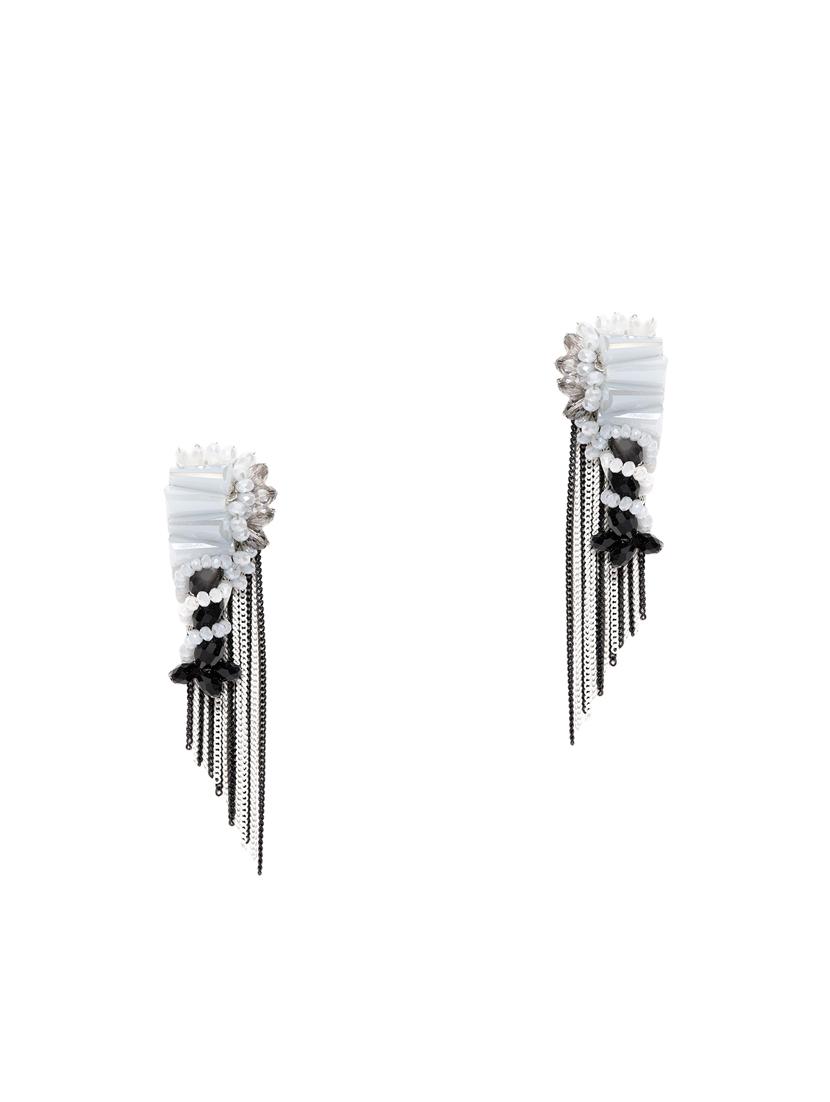 multi colored brass drop earring - 15932987 - Zoom Image - 1