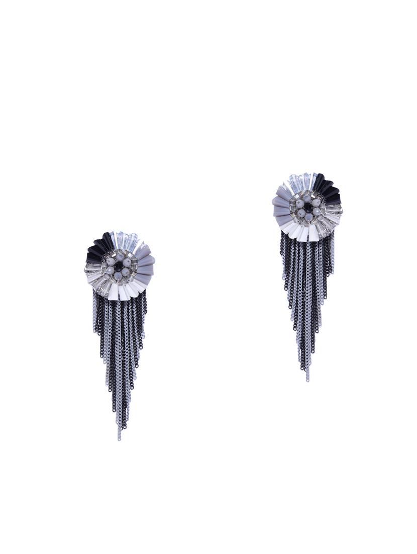 multi colored brass drop earring - 15932990 - Zoom Image - 1