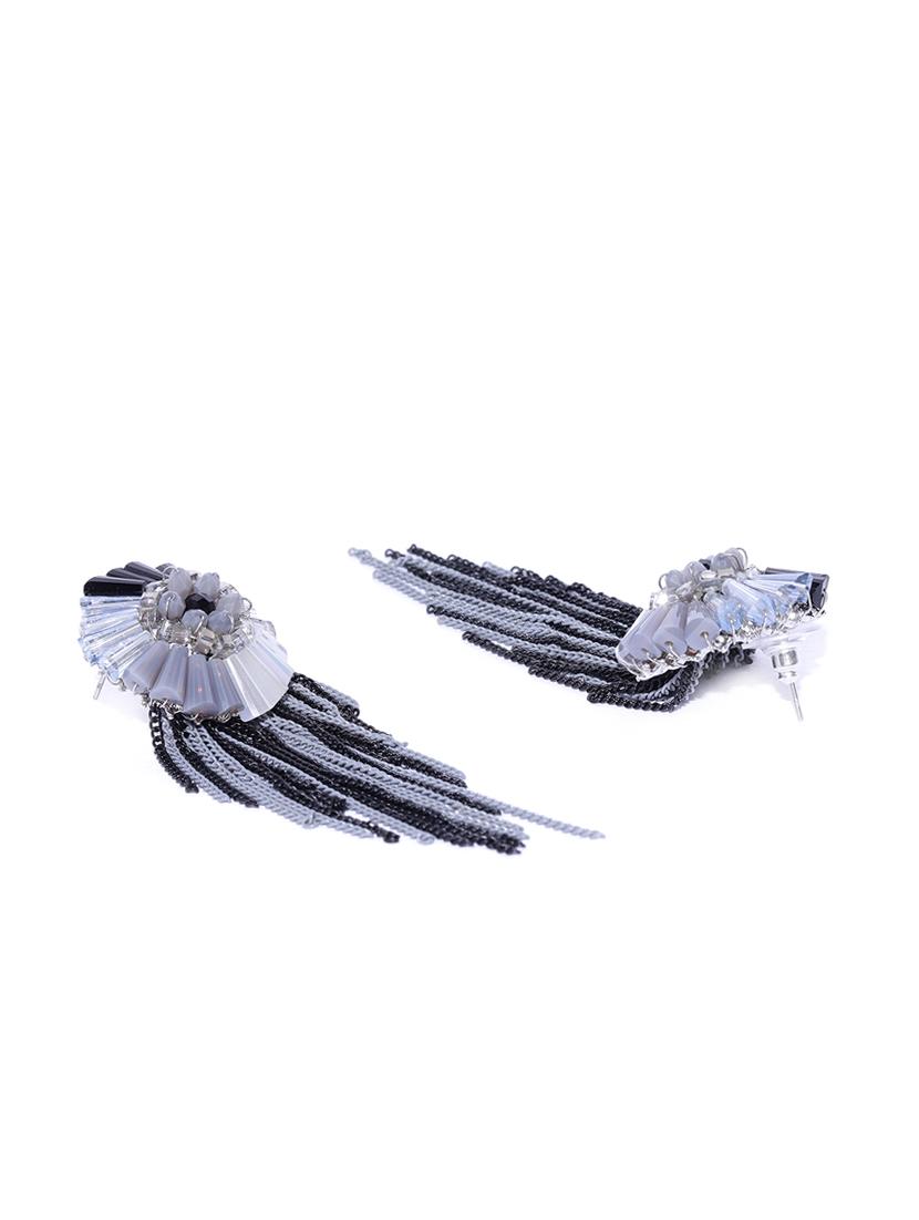 multi colored brass drop earring - 15932990 - Zoom Image - 2