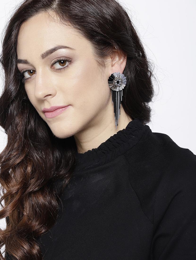 multi colored brass drop earring - 15932990 - Zoom Image - 3