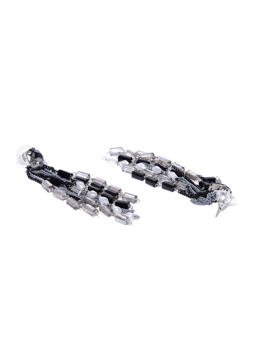 multi colored brass drop earring - 15932995 - Zoom Image - 2