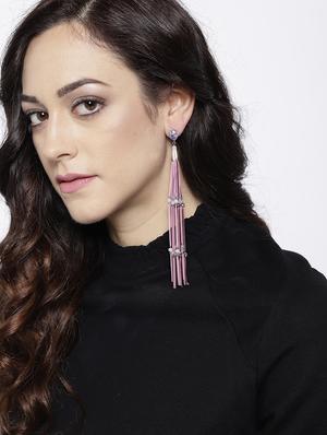 multi colored brass drop earring - 15932999 - Standard Image - 3