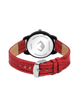 swisstone bk342-blk-red round dial analog watch - 15933009 - Standard Image - 3