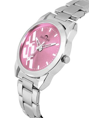 swisstone swss399-pnk-ch round dial analog watch - 15933023 - Standard Image - 2