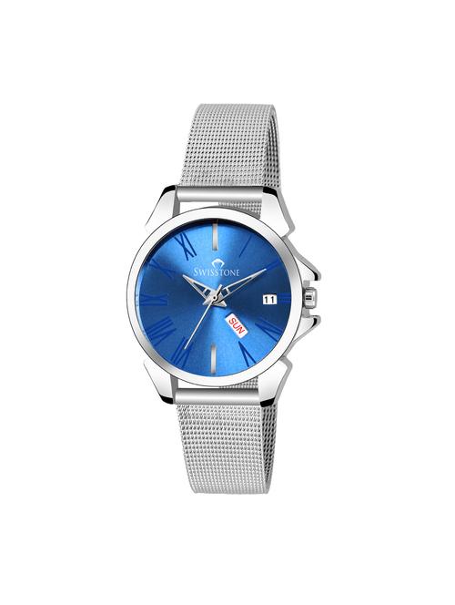 swisstone wt345-blu-ch round dial analog watch - 15933025 - Standard Image - 1