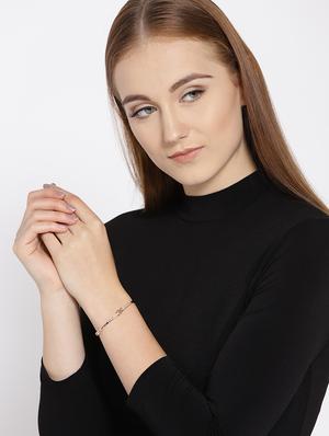 gold metal bangle bracelet - 15933178 - Standard Image - 3
