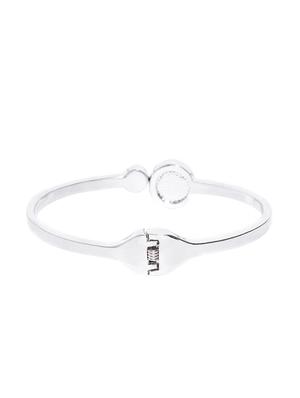 silver metal bangle bracelet - 15933183 - Standard Image - 2
