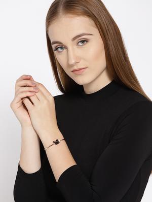 black metal bangle bracelet - 15933193 - Standard Image - 3