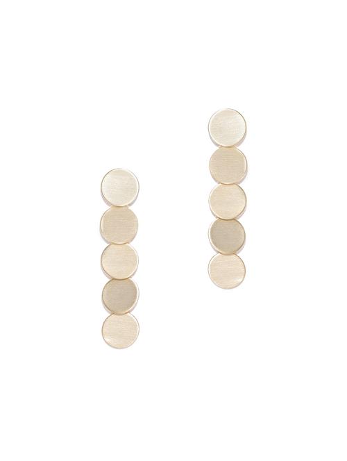 gold brass drop earring - 15933203 - Standard Image - 1