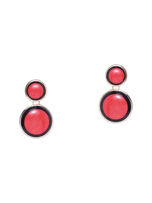 red brass drop earring - 15933228 - Standard Image - 1