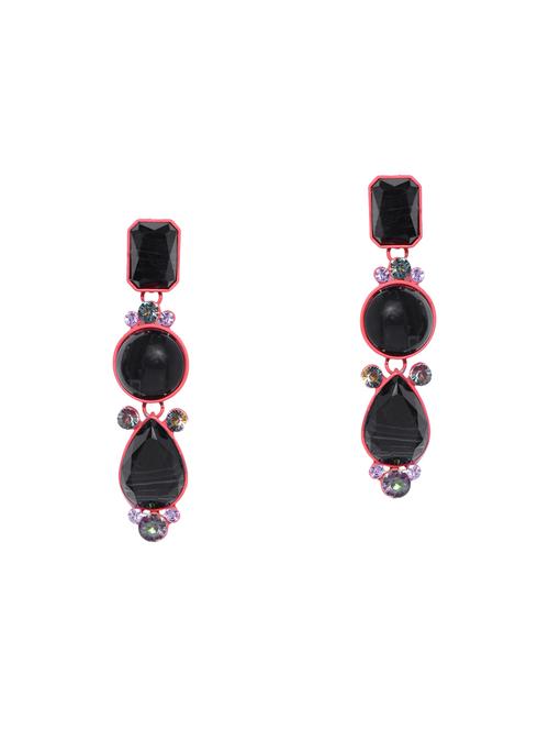 red brass drop earring - 15933230 - Standard Image - 1