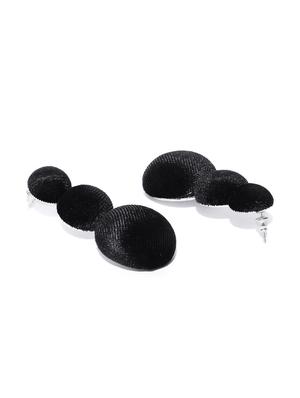 black brass drop earring - 15933233 - Standard Image - 2