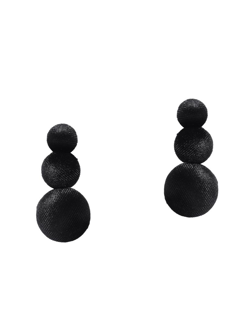 black brass drop earring - 15933233 - Zoom Image - 1