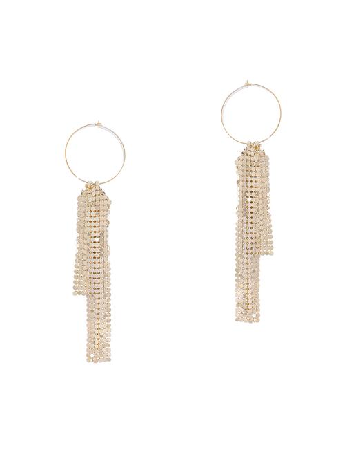 gold brass drop earring - 15933270 - Standard Image - 1